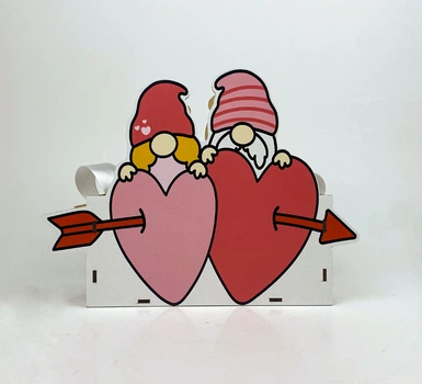 Корзинка " Гноми з серцями "