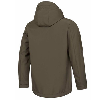 Чоловіча куртка з капюшоном G4 Softshell олива розмір L