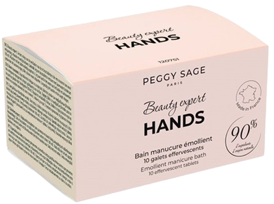 Таблетки для передманікюрної підготовки Peggy Sage Beauty Expert Hands пом'якшувальні 10 шт (3529311207511)