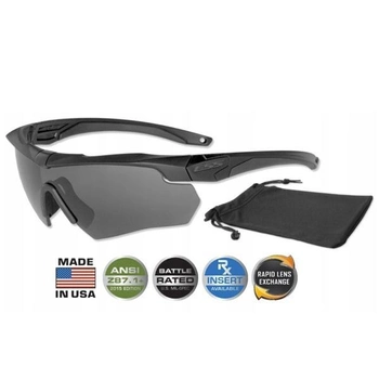 Тактические баллистические очки ESS Crossbow One Black ESS (740-0614)