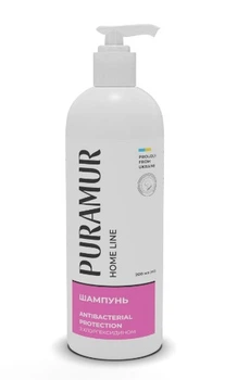 Шампунь для котів та собак Puramur Home line Antibacterial Protection - з хлоргексидином, 200 мл