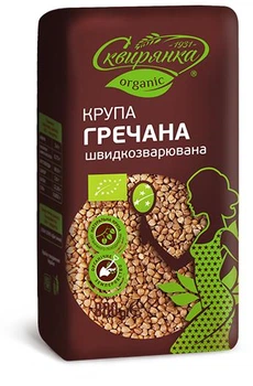 Крупа гречневая ядрица Органическая Сквирянка 800 г х 6 шт