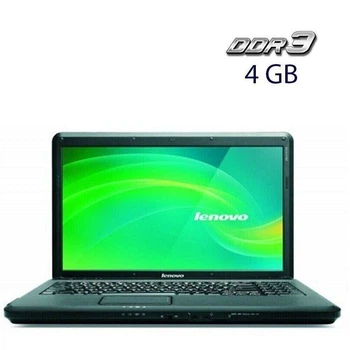 Ноутбук Lenovo G550 / 15.6" (1366x768) TN / Intel Celeron T3300 (2 ядра по 2.0 GHz) / 4 GB DDR3 / 250 GB HDD / Intel GMA Graphics 4500M / WebCam / АКБ не держит б/у