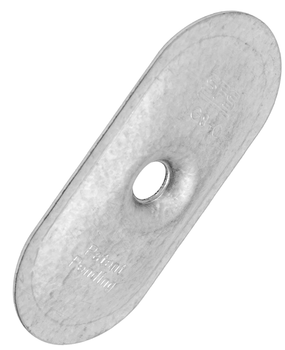 Дожимна тарілка 7мм, (80х40мм) цинк М Steelfix 10 шт (051528)