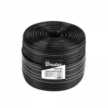Капельная лента 100 м Ø 16 мм / 0,2мм /1.5л/г, 20см, Hirro Tape Bradas