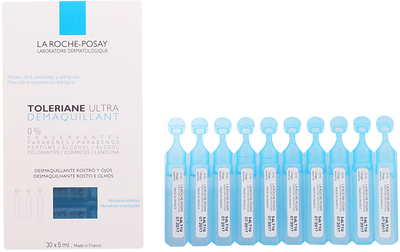 Płyn do demakijażu La Roche Posay Toleriane Ultra Make Up Remover 30 x 5 ml (3433422400047)