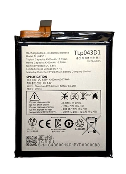 Акумулятор Alcatel TCL 10 Pro/3X/5X OT-5061A T799H T799B, TLp043D1/TLp043D7