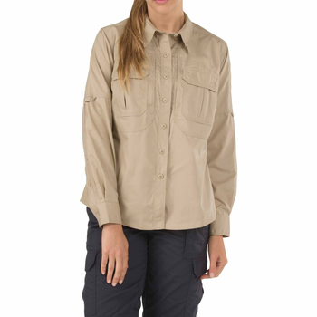 Сорочка тактична жіноча 5.11 Women's TACLITE® Pro Long Sleeve Shirt XL TDU Khaki
