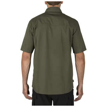 Рубашка тактическая с коротким рукавом 5.11 Stryke™ Shirt - Short Sleeve 2XL TDU Green