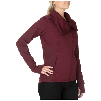 Реглан тактический женский 5.11 Kinetic Full Zip XL Garnet