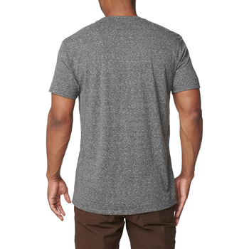 Футболка с рисунком 5.11 Tactical Triblend Legacy Short Sleeve Tee S CHARCOAL HEATHER