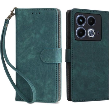 Чехол-книжка Deexe Delta Book для Infinix Note 40 - Green