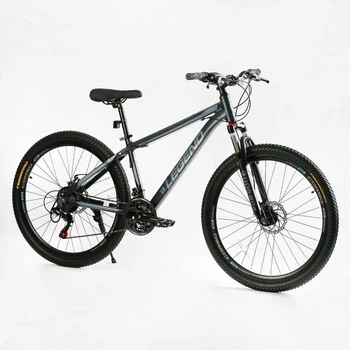 Велосипед Спортивний CORSO «Legend» 27,5" дюймів LG-27963 рама алюмінієва 15,5``, обладнання Shimano 21 швидкість, зібран на 75%