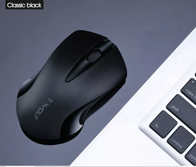 Мишка комп'ютерна usb безпровідна Q2 Black