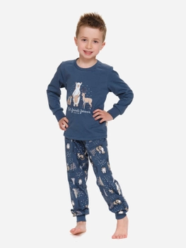 Підліткова піжама для хлопчика Doctor Nap PDU.4324 146-152 см Темно-синя (5902701184117)