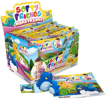 Дисплей стретч-игрушек в виде животного #sbabam Softy friends Милая семья 12 шт (8/SC22-CDU)