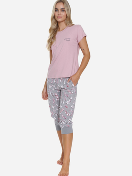 Піжама (футболка + бриджі) жіноча бавовняна Doctor Nap PM.5331 S Різнокольорова (5902701190866)
