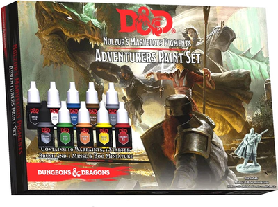 Набір фарб The Army Painter Dungeons & Dragons Nolzur's Marvelous Pigments Adventurers Paint 10 шт (5713799750012)