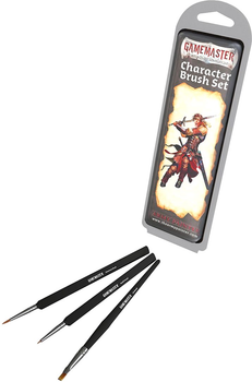 Zestaw pędzli The Army Painter Gamemaster Character Brush 3 szt (5713799100602)