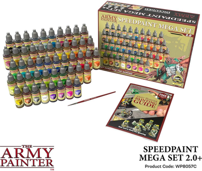 Набір фарб для розфарбовування фігурок The Army Painter Speedpaint 2.0 Mega 51 деталь (5713799805705)