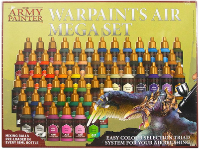 Набір фарб для аерографа The Army Painter Warpaints Air Mega 60 шт (5713799800281)