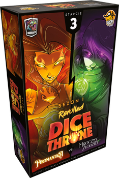 Настільна гра Lucky Duck Games Dice Throne Clash 3 Pyromancer Vs Dark Thief (0787790587194)