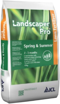 Удобрение для газона длительного действия LandscaperPro Spring&Summer 20-0-7+9CaO+3MgO 2-3 месяца (8712994017880)