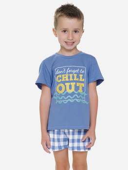 Дитяча піжама для хлопчика Doctor Nap PDU.5346 134-140 см Синя (5902701191825)