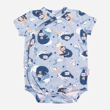 Дитяче боді-футболка для новонароджених Doctor Nap BOD.5378 56-62 см Синє (5902701193980)
