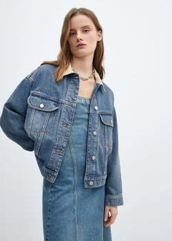 Жакет MANGO 67074021-ROOSTER-LM Блакитний S UA00098