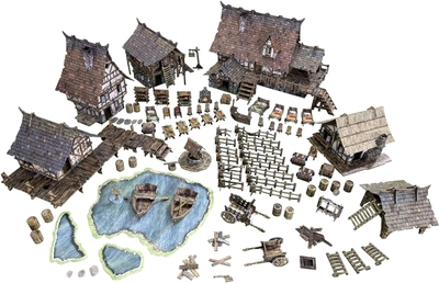 Model do składania Battle Systems Tabletop Games & Terrain Fantasy Village (5060660090655)