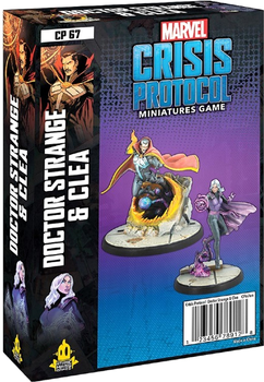 Zestaw figurek do złożenia i pomalowania Atomic Mass Games Marvel Crisis Protocol Doctor Strange & Clea 2 szt (0841333112448)
