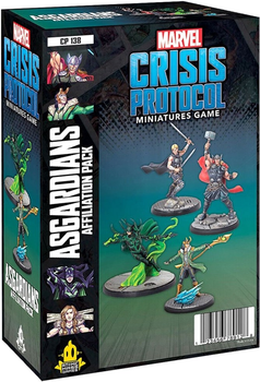 Набір фігурок для складання та розфарбовування Atomic Mass Games Marvel Crisis Protocol Asgardian 4 шт (0841333116576)