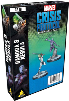 Zestaw figurek do złożenia i pomalowania Atomic Mass Games Marvel Crisis Protocol Gamora & Nebula 2 szt (0841333108779)