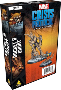 Набір фігурок для складання та розфарбовування Atomic Mass Games Marvel Crisis Protocol Rocket & Groot 2 шт (0841333108632)