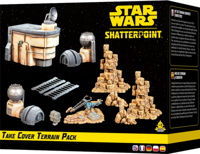 Набір фігурок для складання та розфарбовування Atomic Mass Games Star Wars Shatterpoint Take Cover Terrain (0841333120320)