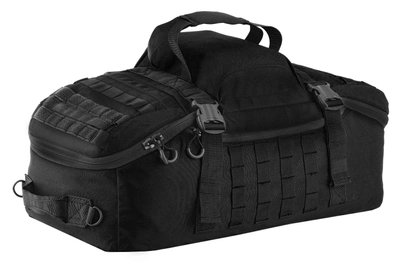 Сумка-баул/рюкзак 2E Tactical , L, чорна (2E-MILDUFBKP-L-BK)