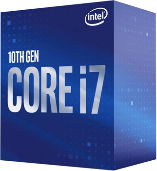Процесор Intel Core i7 10700F 2.9GHz (16MB, Comet Lake, 65W, S1200) Box (BX8070110700F) TT