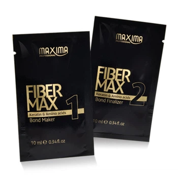 Професійне відновлення дуже пошкодженого волосся Fiber Max, монодоза Maxima Professional Fiber Max Bond maker and Bond finalizer 10 мл+10 мл (8030778707131)