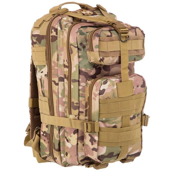 Рюкзак тактический штурмовой SP-Sport ZK-5502 размер 40x22x17см 15л Камуфляж Multicam