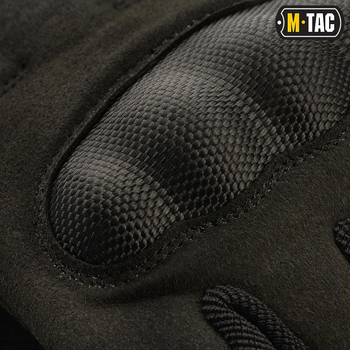 Тактичні рукавички із вбудованим захистом M-Tac Assault Tactical Mk.6 Black (Чорні) Розмір L