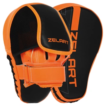Лапа изогнутая (2шт) Zelart Fight Gear 9057 размер 26x19,5x8см Black-Orange