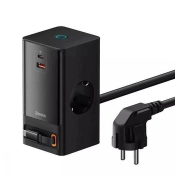 Сетевое зарядное устройство BASEUS PowerCombo Digital PowerStrip 65W 1,5 м