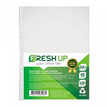 Набор файлов Fresh Up А4 40 мкм глянец 100 шт FR-2040