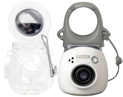 Цифровая фотокамера - брелок Fujifilm INSTAX Pal / прозрачный чехол Milky White камера для принтера Link, Liplay, Evo