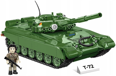 Klocki Cobi Armed Forces T-72 East Germany oraz Soviet 680 elementów (5902251026257)