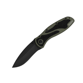 Нож складной Liner Lock Kershaw 1670OLBLK Blur Black Blade, olive 200 мм