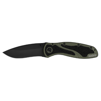 Нож складной Liner Lock Kershaw 1670OLBLK Blur Black Blade, olive 200 мм