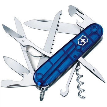 Складаний швейцарський ніж Victorinox Huntsman Blue-Yellow 15 in 1 Vx13713.T2.8