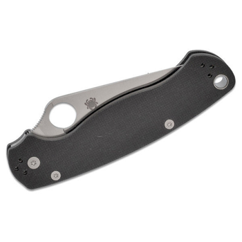 Нож складной Spyderco Para Military 2 Left Hand G-10 Black замка Compression Lock C81GPLE2